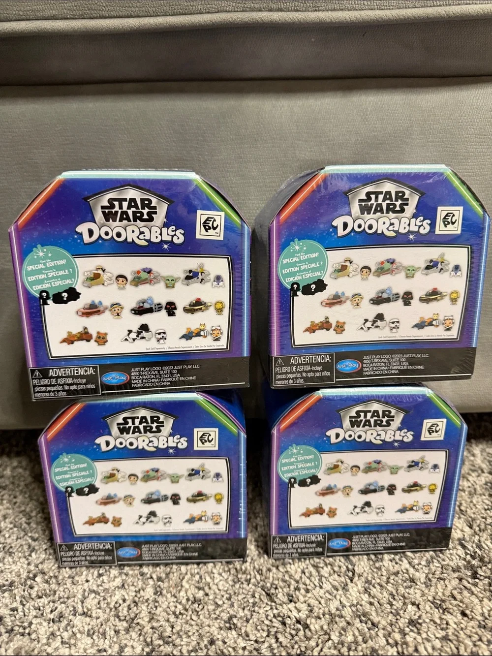 NEW Set of 4 Star Wars Doorables Galactic Cruisers Collectible Toy Set